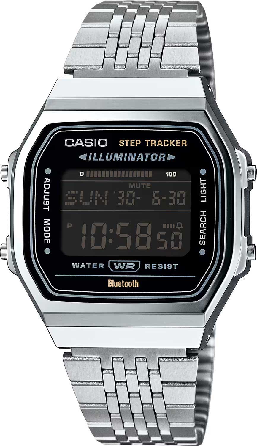 Японские спортивные наручные часы Casio Vintage ABL-100WE-1B-ucenka с хронографом