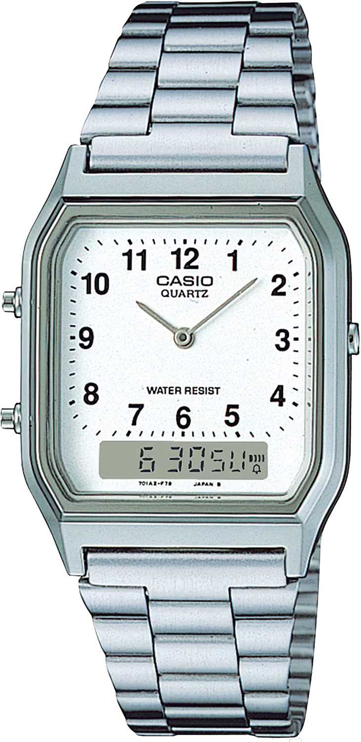 Японские наручные часы Casio Vintage AQ-230A-7B-ucenka с хронографом