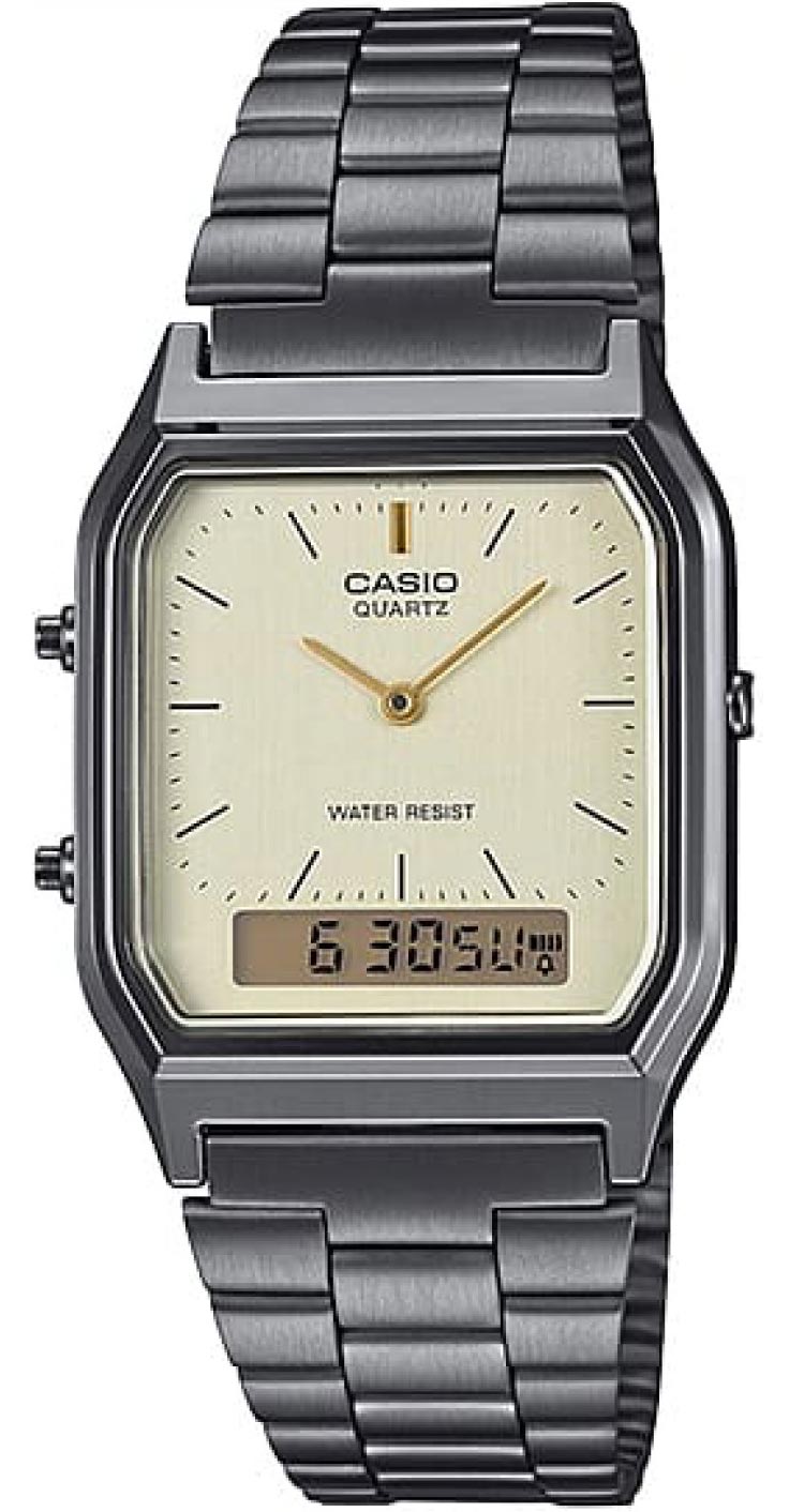 Японские наручные часы Casio Vintage AQ-230GG-9A-ucenka с хронографом