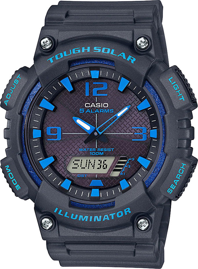 Японские наручные часы Casio Collection AQ-S810W-8A2VEF с хронографом