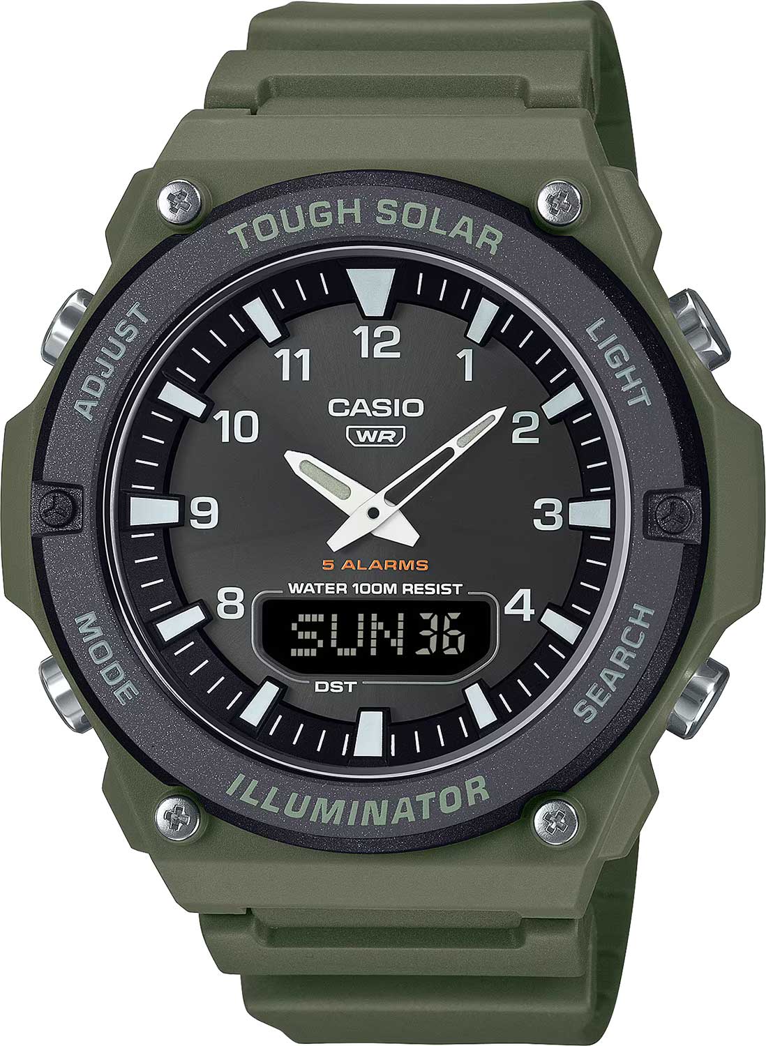 Японские наручные часы Casio Collection AQ-S820W-3B с хронографом