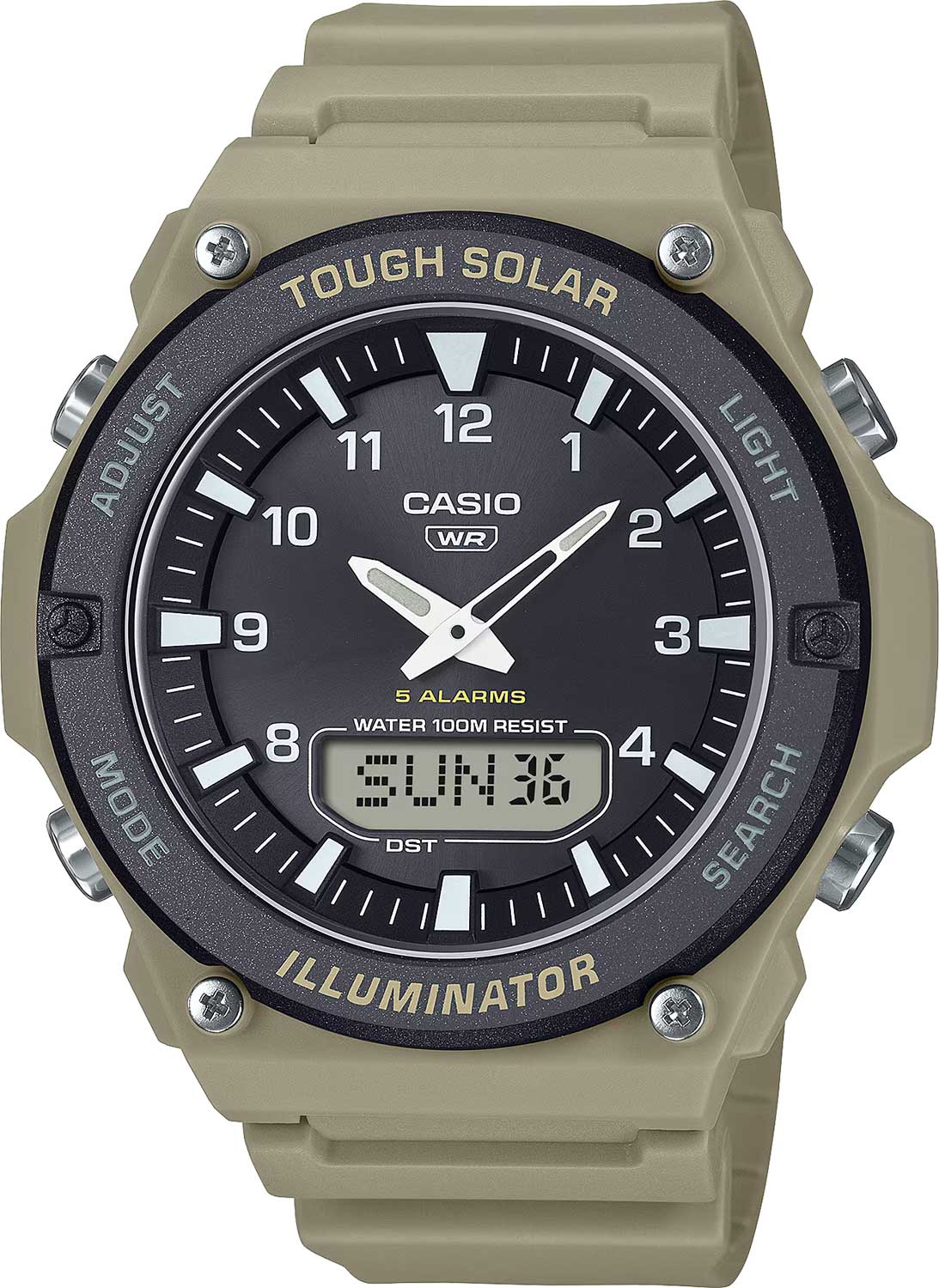 Японские наручные часы Casio Collection AQ-S820W-5A с хронографом