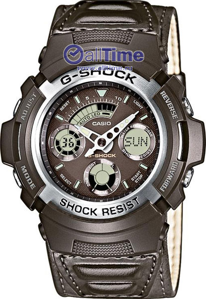 Японские наручные часы Casio G-SHOCK AW-590BL-5A