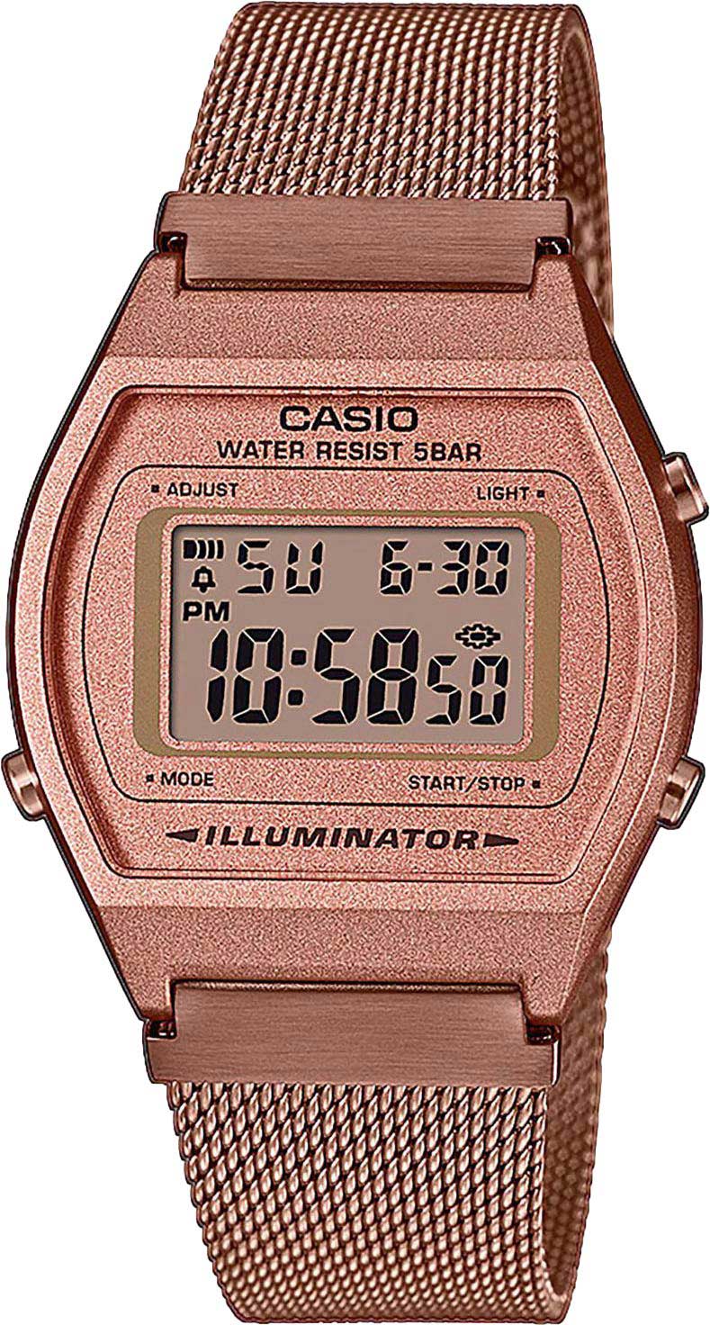Японские наручные часы Casio Vintage B640WMR-5AEF-ucenka с хронографом