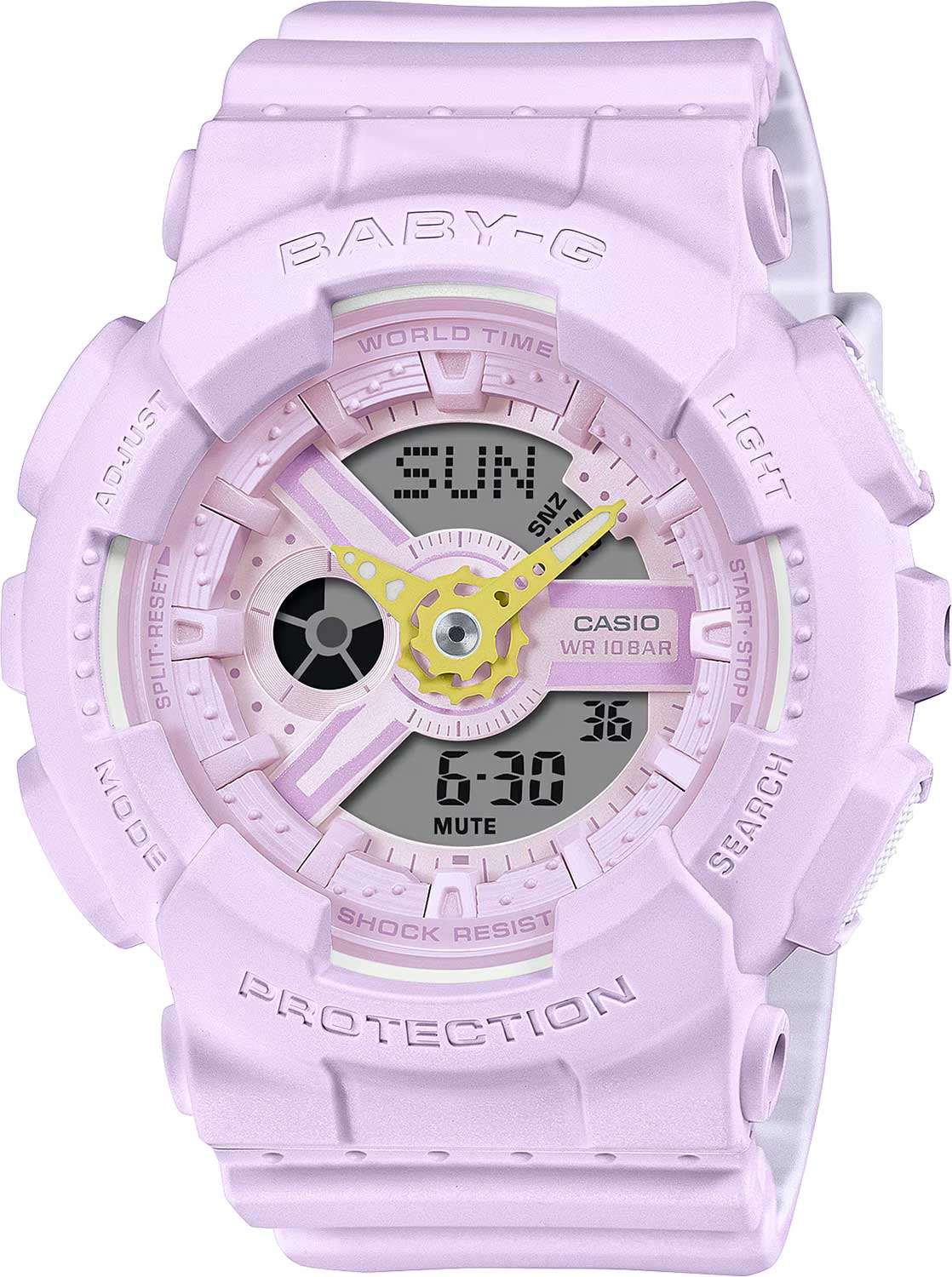 Японские наручные часы Casio Baby-G BA-110AH-6A с хронографом