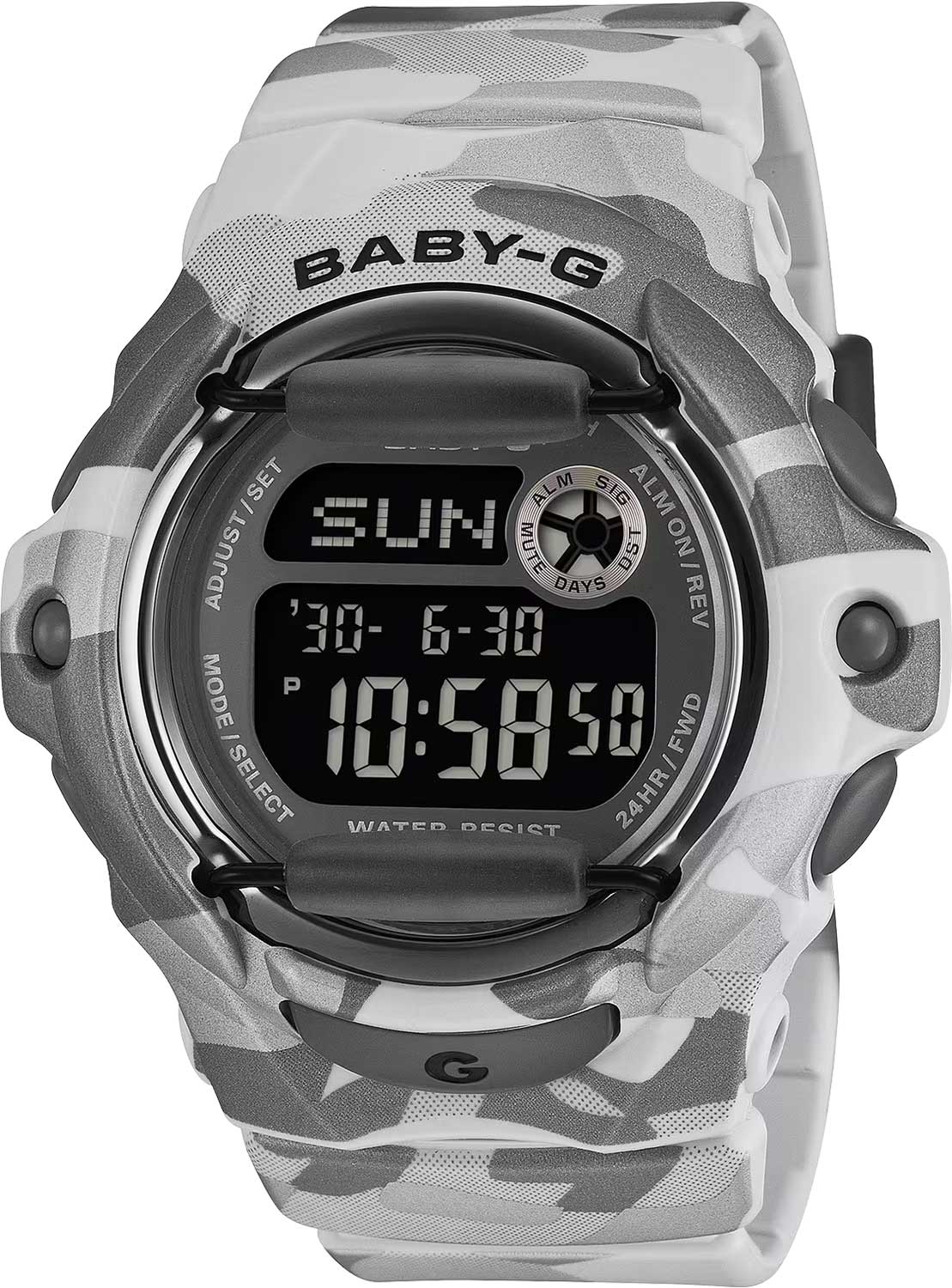 Японские наручные часы Casio Baby-G BG-169CMB-8 с хронографом