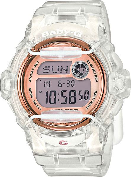Японские наручные часы Casio Baby-G BG-169G-7B с хронографом