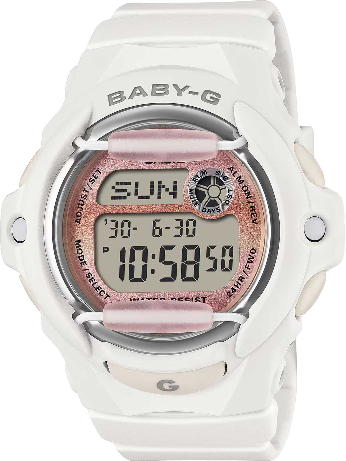 Японские наручные часы Casio Baby-G BG-169GD-7 с хронографом
