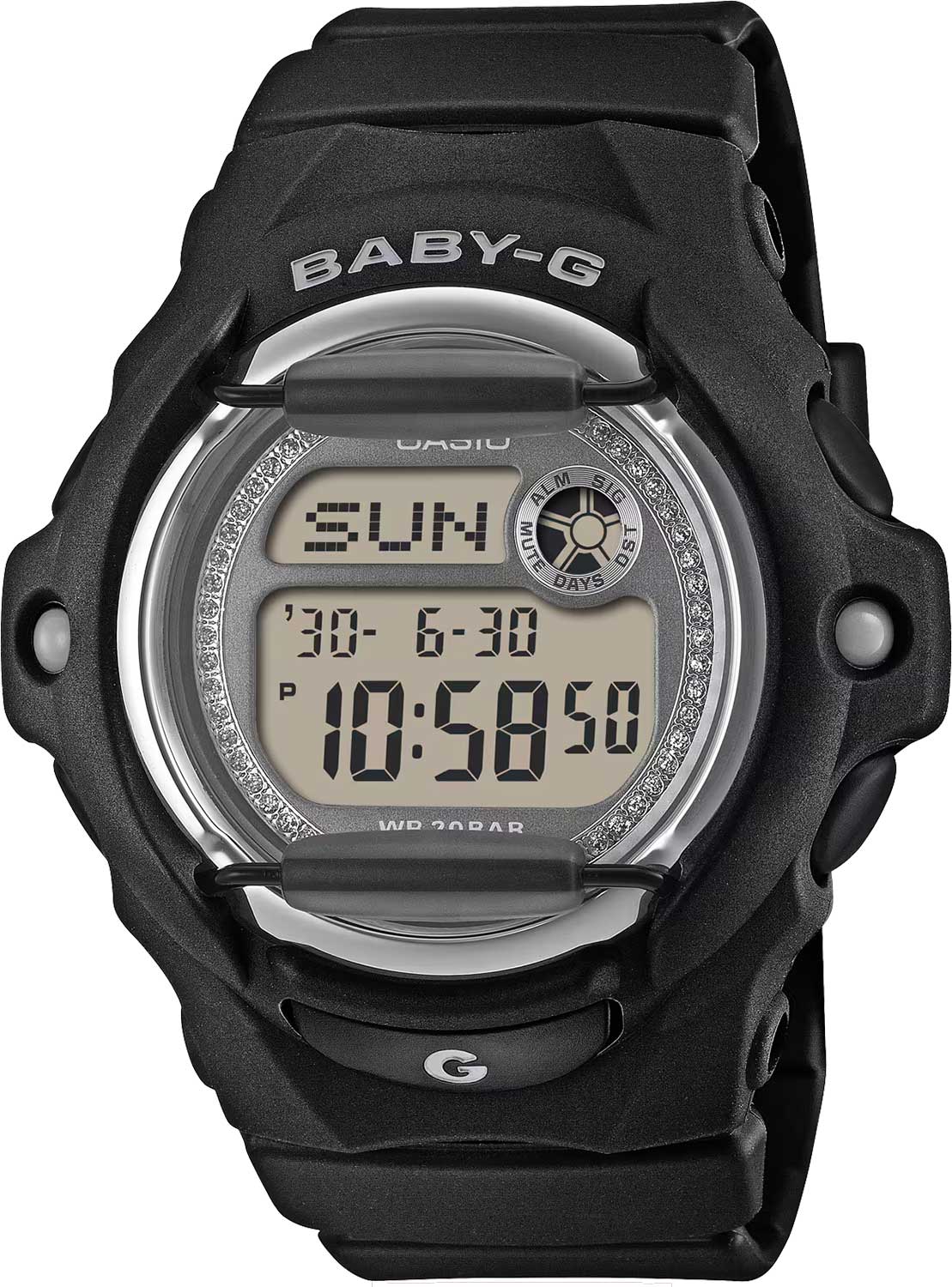 Японские наручные часы Casio Baby-G BG-169KB-1 с хронографом