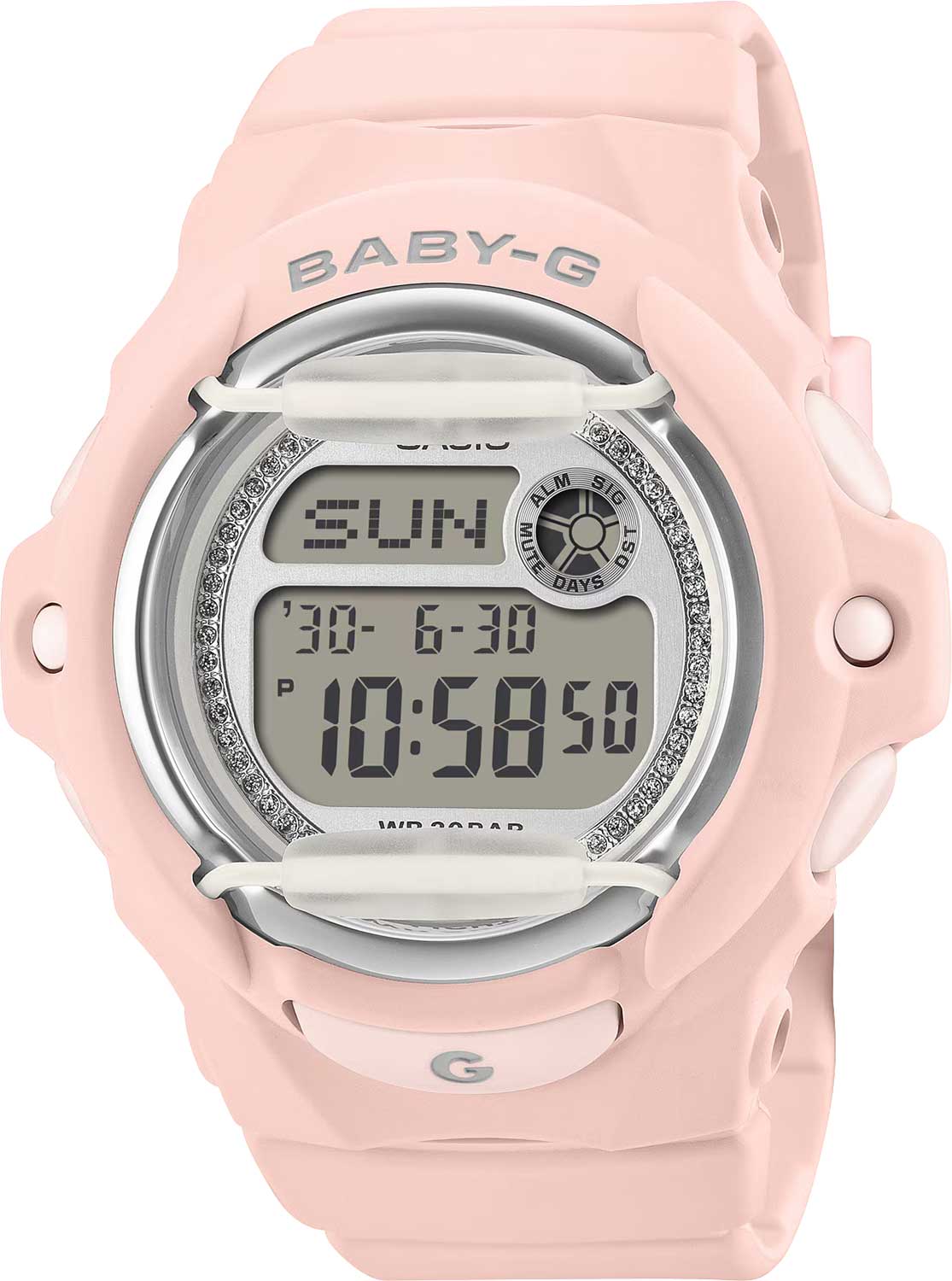 Японские наручные часы Casio Baby-G BG-169KB-4 с хронографом
