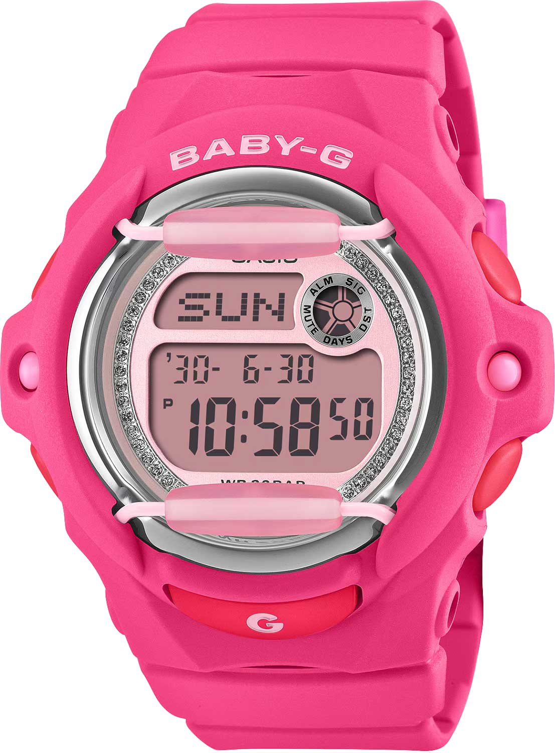 Японские наручные часы Casio Baby-G BG-169KB-4B1 с хронографом