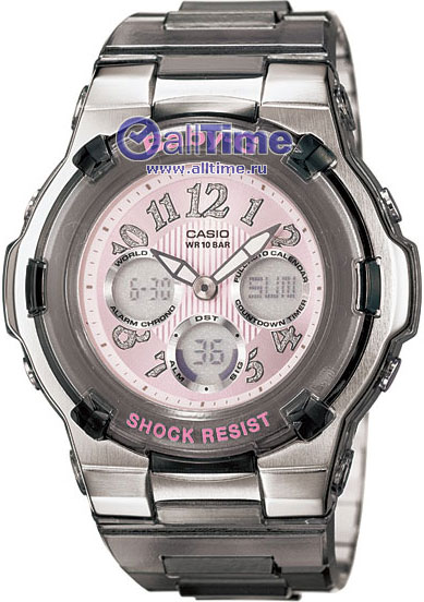 Японские наручные часы Casio Baby-G BGA-114-8B с хронографом