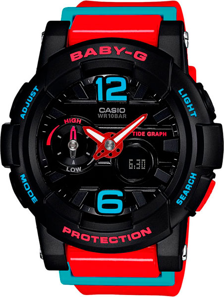 Японские наручные часы Casio Baby-G BGA-180-4B с хронографом