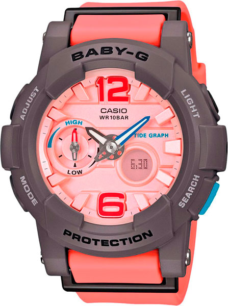 Японские наручные часы Casio Baby-G BGA-180-4B2 с хронографом