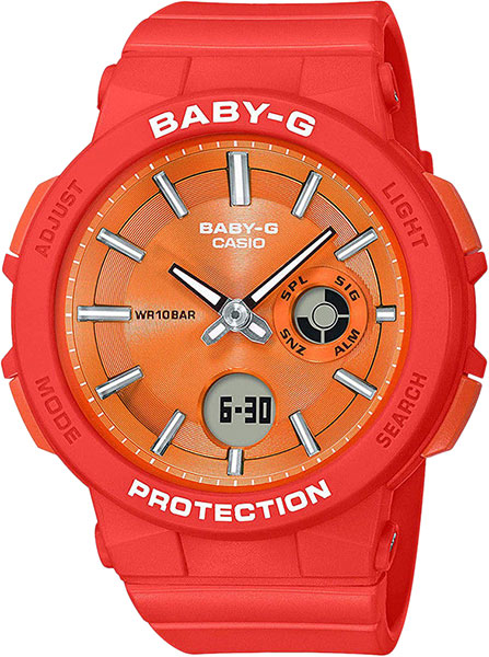Японские наручные часы Casio Baby-G BGA-255-4A с хронографом