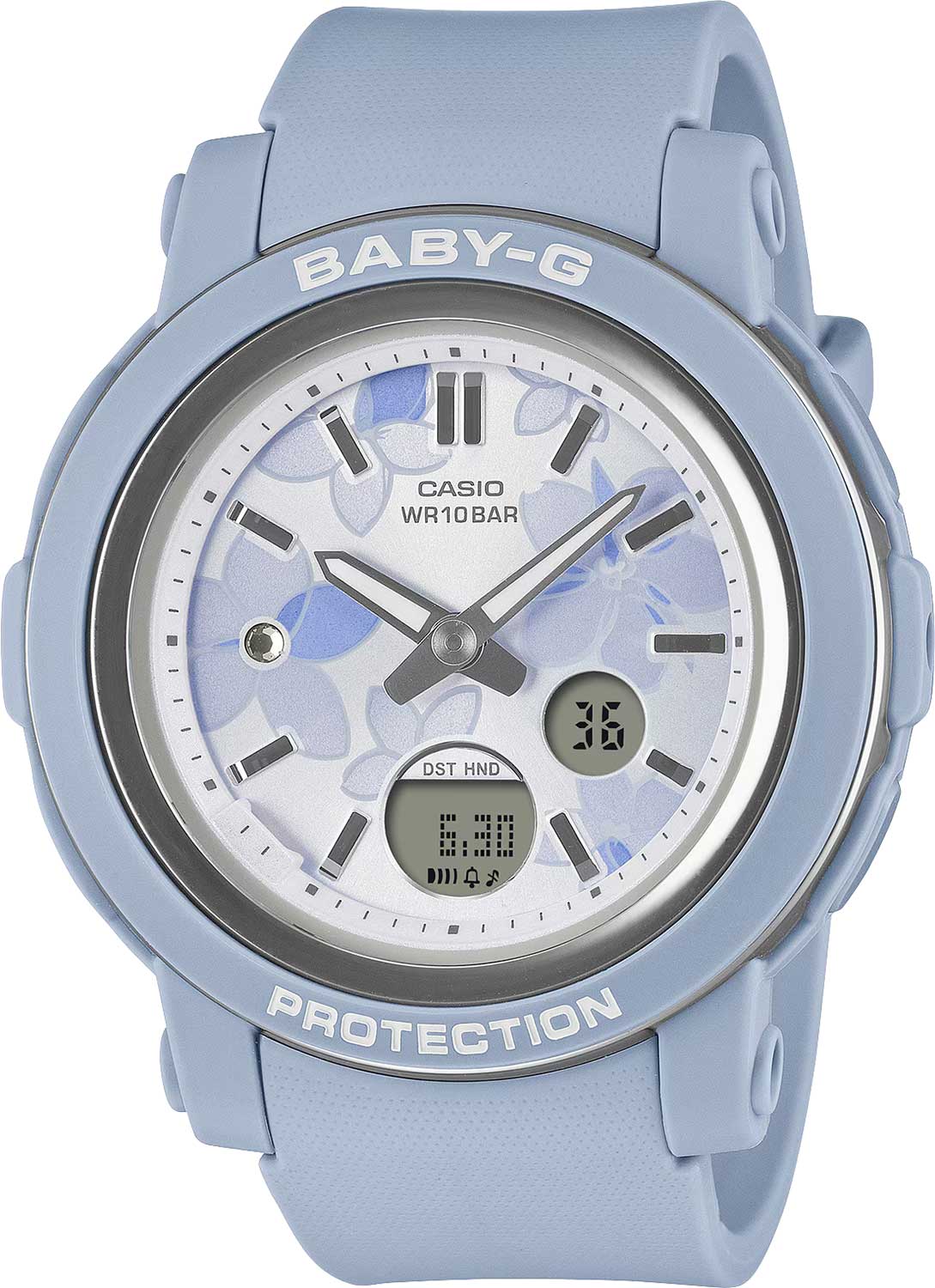 Японские наручные часы Casio Baby-G BGA-290FL-2A с хронографом