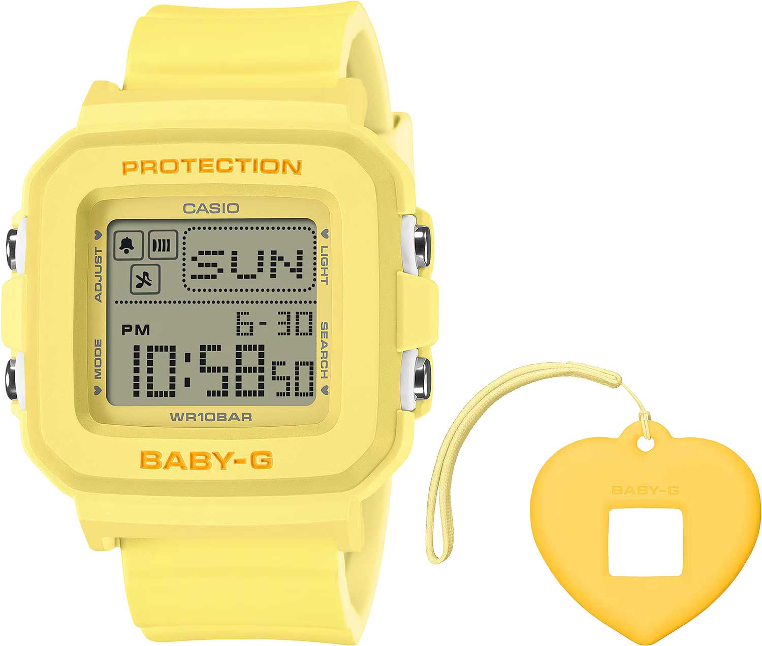 Японские наручные часы Casio Baby-G BGD-10KH-9 с хронографом