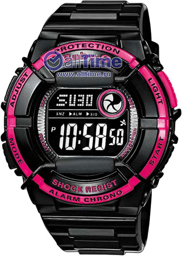 Японские наручные часы Casio Baby-G BGD-120P-1E с хронографом