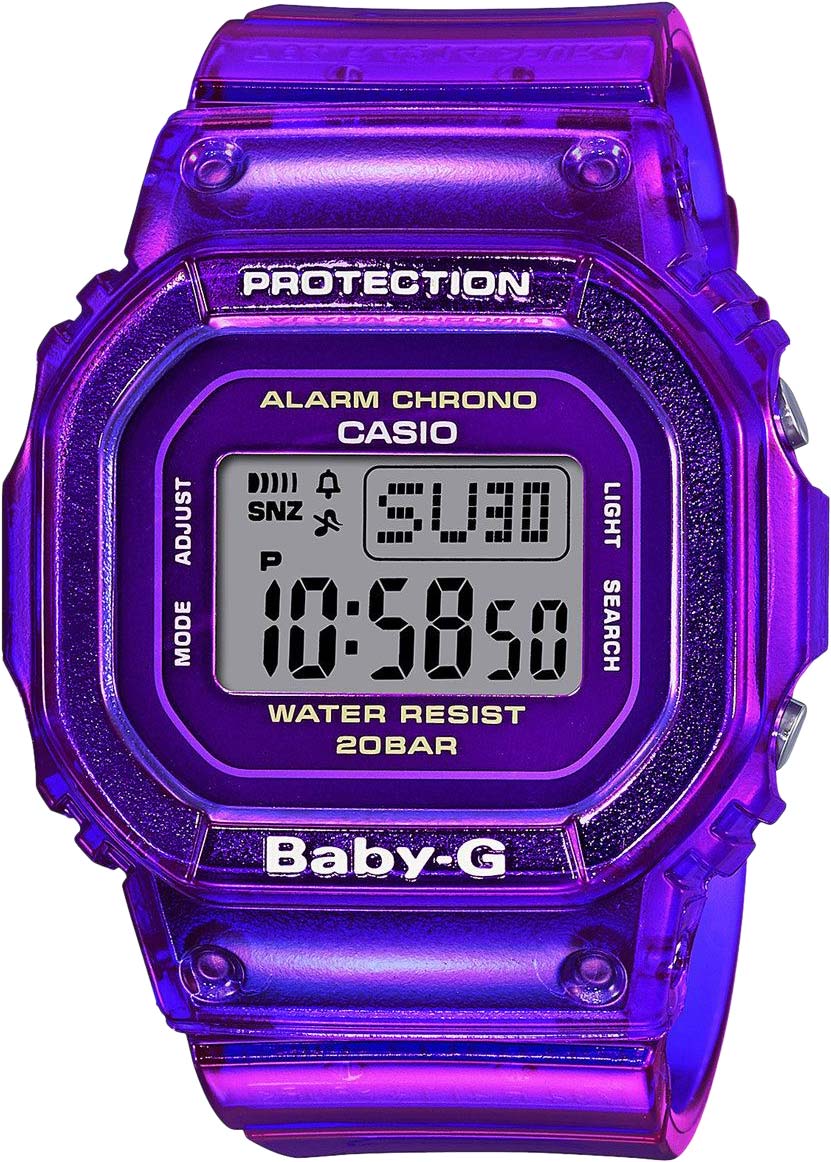 Японские наручные часы Casio Baby-G BGD-560S-6ER с хронографом
