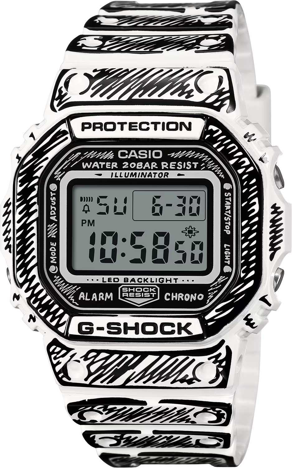�������� �������� ���� Casio G-SHOCK DW-5600JV-7 � �����������