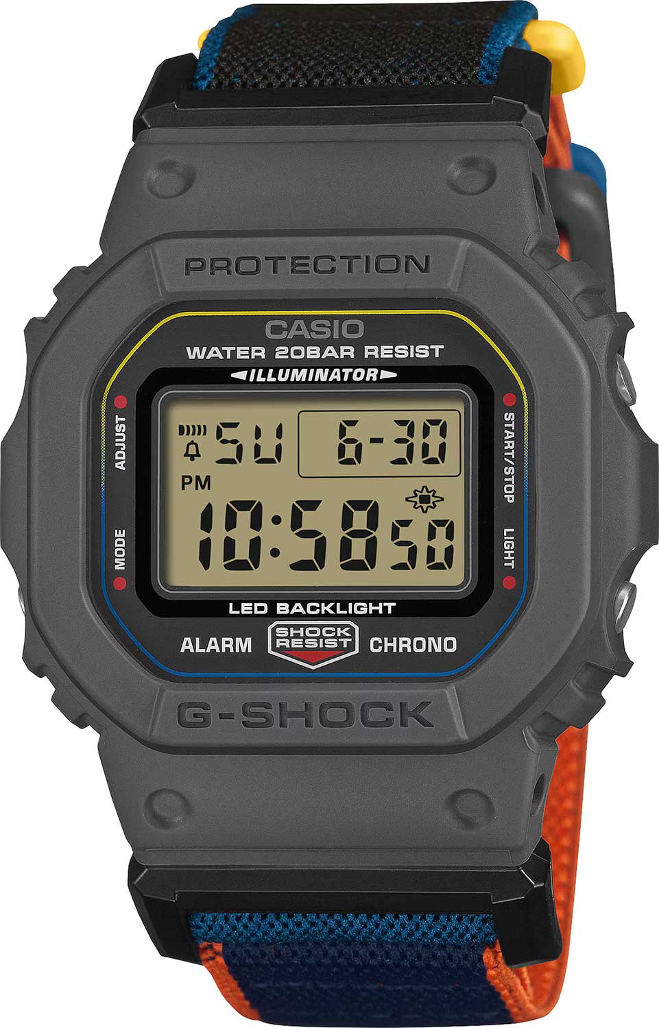 �������� �������� ���� Casio G-SHOCK DW-5600MNC-8A2 � �����������