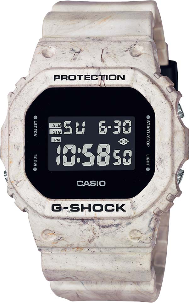 Японские наручные часы Casio G-SHOCK DW-5600WM-5ER с хронографом