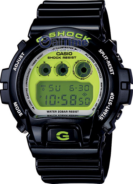 Японские наручные часы Casio G-SHOCK DW-6900CS-1E с хронографом