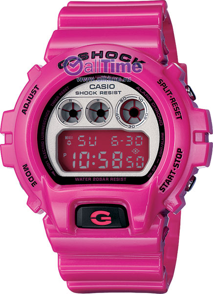 Японские наручные часы Casio G-SHOCK DW-6900CS-4E с хронографом
