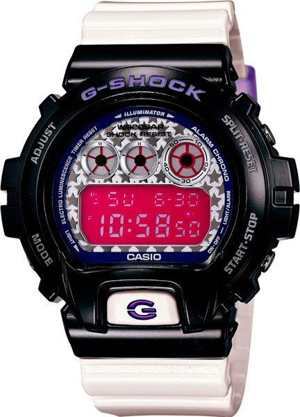 Японские наручные часы Casio G-SHOCK DW-6900SC-1E с хронографом