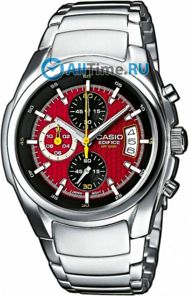 Японские наручные часы Casio Edifice EF-512D-4A с хронографом