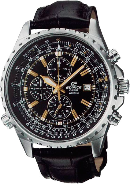 Японские наручные часы Casio Edifice EF-527L-1A с хронографом