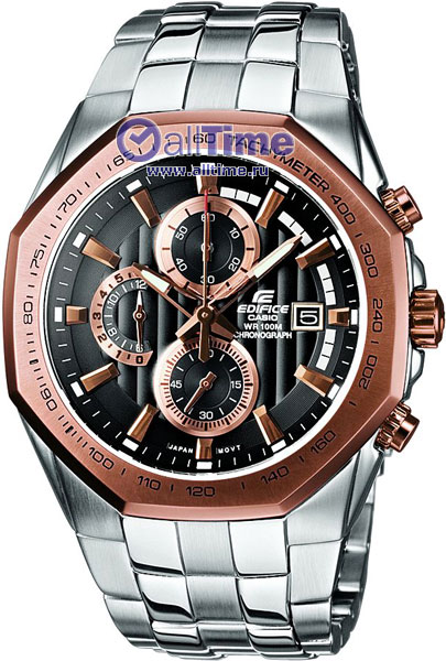 Японские наручные часы Casio Edifice EF-531D-1A2 с хронографом