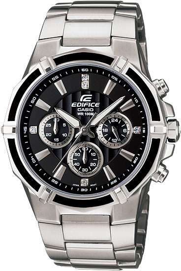 Японские наручные часы Casio Edifice EF-551D-1A с хронографом