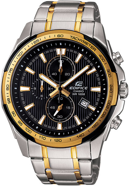 Японские наручные часы Casio Edifice EF-566SG-1A с хронографом