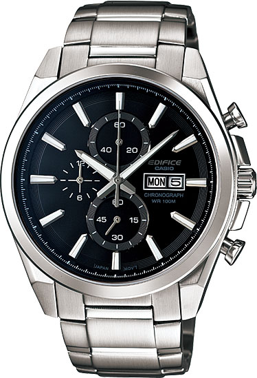 Японские наручные часы Casio Edifice EFB-500D-1A с хронографом