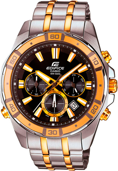 Японские наручные часы Casio Edifice EFR-534SG-1A с хронографом