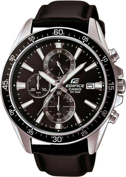 Японские наручные часы Casio Edifice EFR-546L-1A-ucenka с хронографом