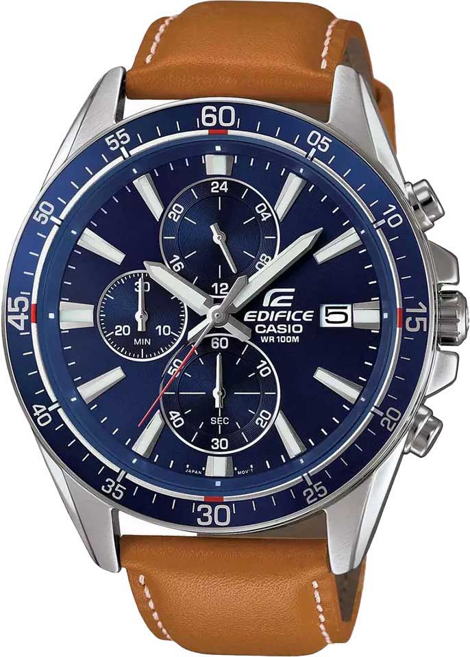Японские наручные часы Casio Edifice EFR-546L-2A-ucenka с хронографом