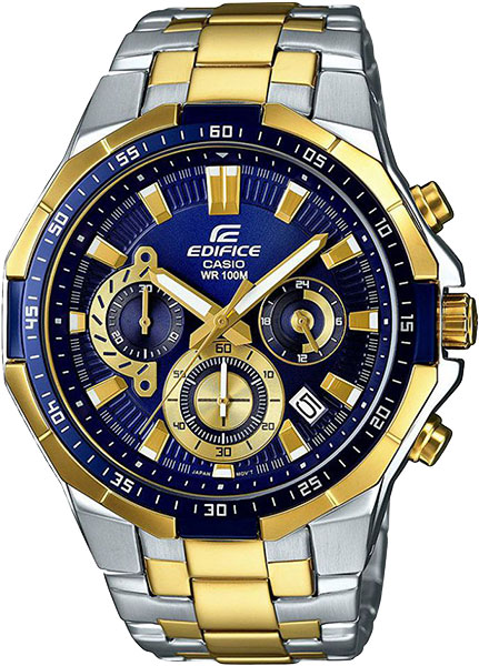 Японские наручные часы Casio Edifice EFR-554SG-2A с хронографом