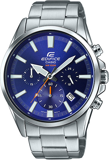 Японские наручные часы Casio Edifice EFV-510D-2A с хронографом