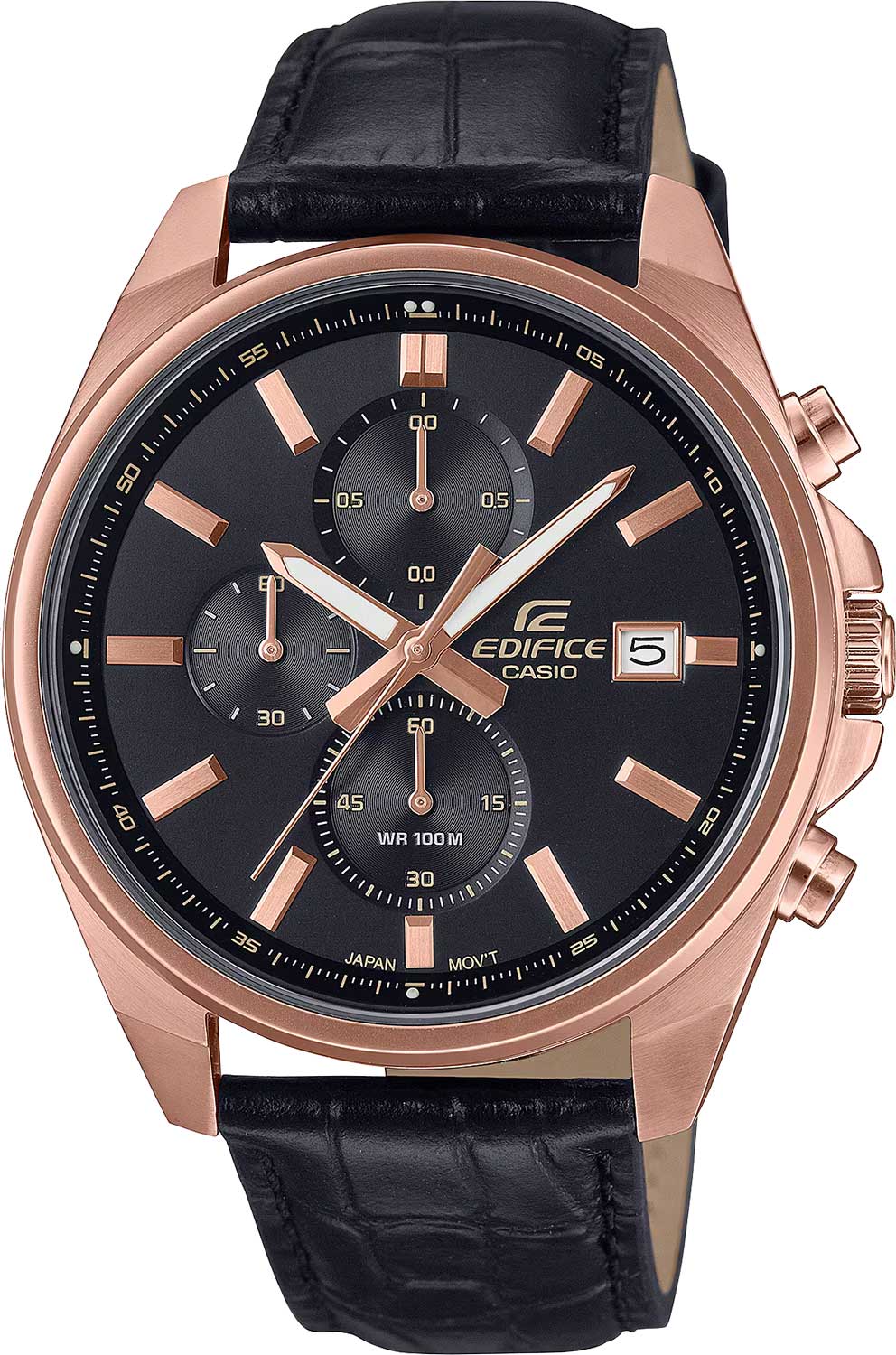 Японские наручные часы Casio Edifice EFV-610ECL-1A с хронографом
