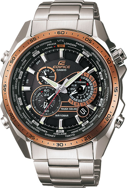 Японские наручные часы Casio Edifice EQS-500DB-1A2 с хронографом