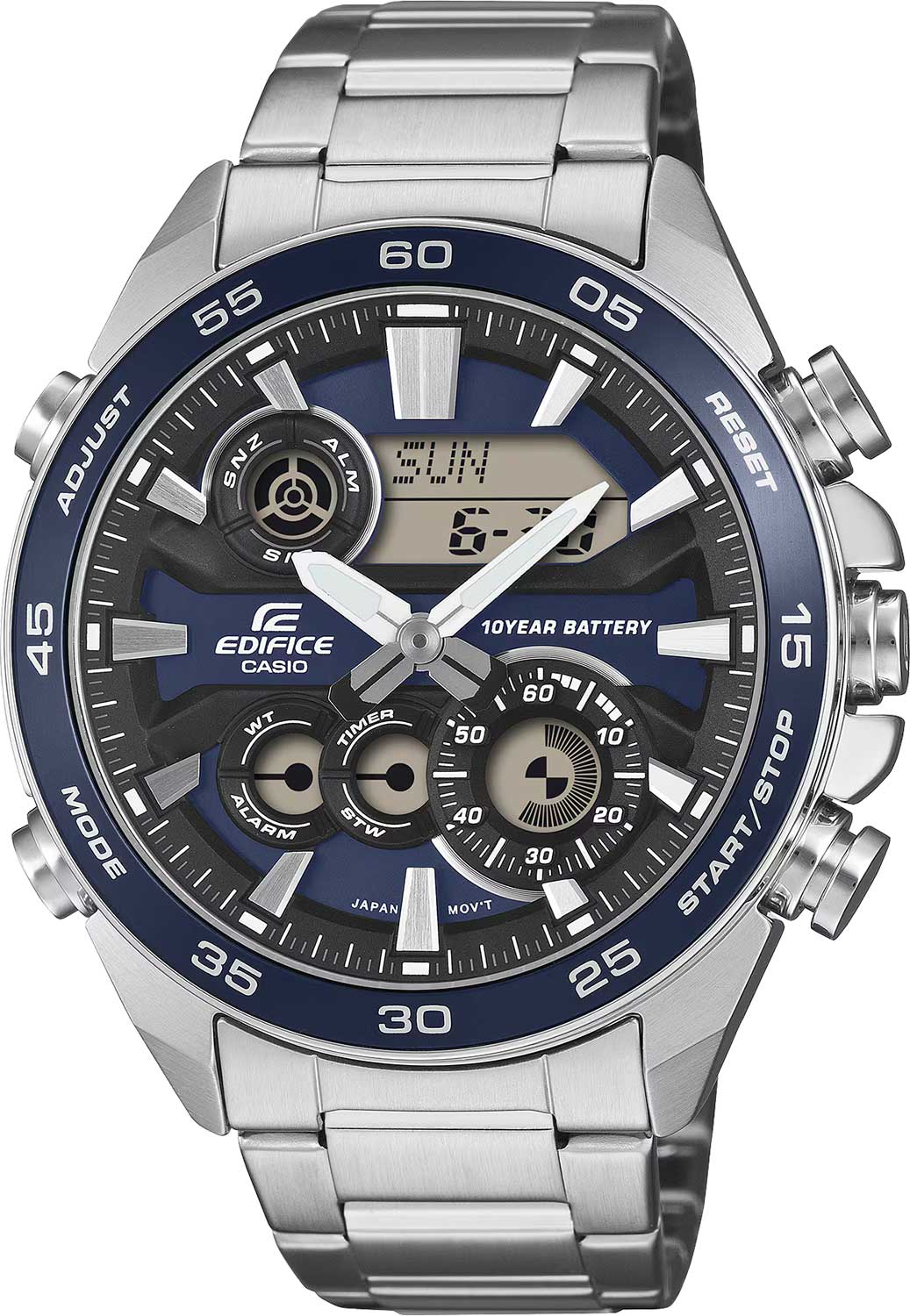 Японские наручные часы Casio Edifice ERA-130D-2A с хронографом
