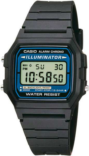 Японские наручные часы Casio Collection F-105W-1A-ucenka