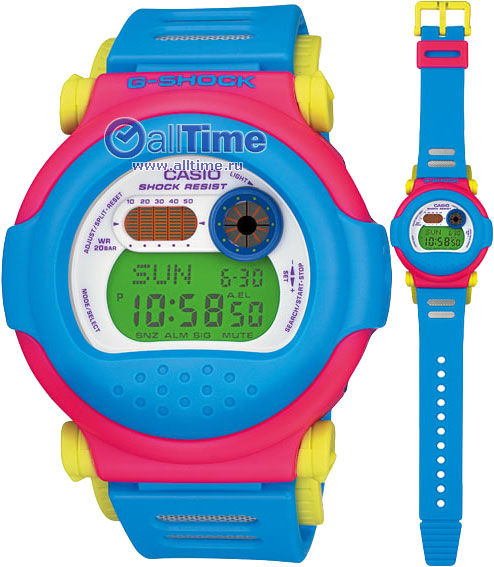 Японские наручные часы Casio G-SHOCK G-001-2E с хронографом