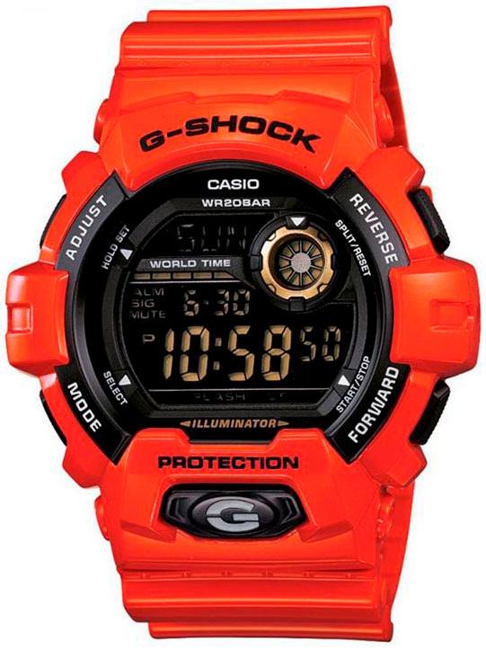 Японские наручные часы Casio G-SHOCK G-8900A-4E с хронографом