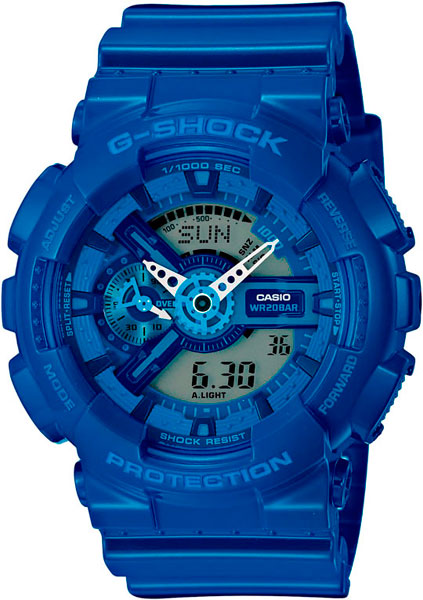 Японские наручные часы Casio G-SHOCK GA-110BC-2A с хронографом