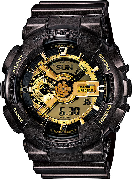 Японские наручные часы Casio G-SHOCK GA-110BR-5A с хронографом