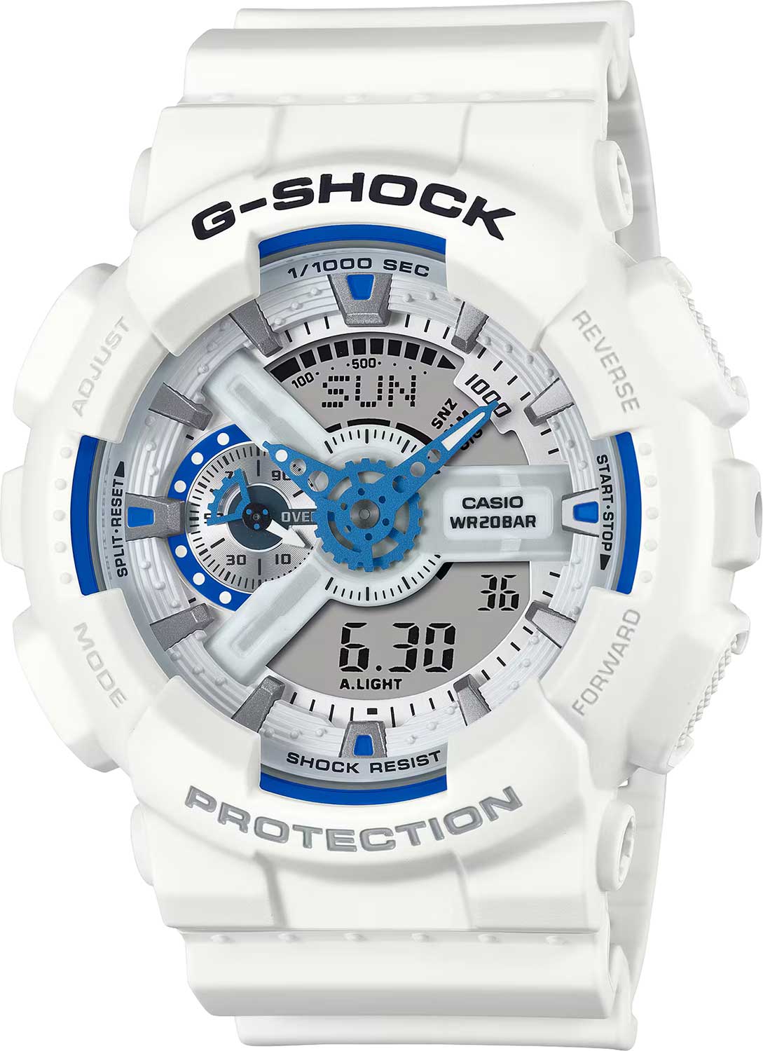 Японские наручные часы Casio G-SHOCK GA-110HDS-7A с хронографом
