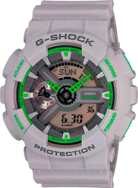 Японские наручные часы Casio G-SHOCK GA-110TS-8A3 с хронографом